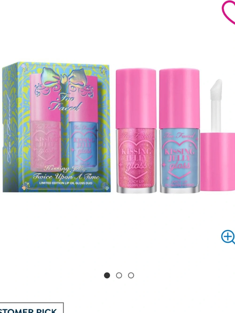 Too Faced Kissing Jelly Twice Upon A Time 2-pack